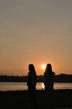 興隆湖夕陽