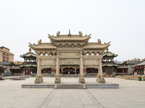 山西大同古城純陽宮牌坊