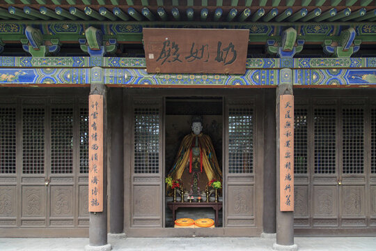 山西大同古城關(guān)帝廟奶奶殿
