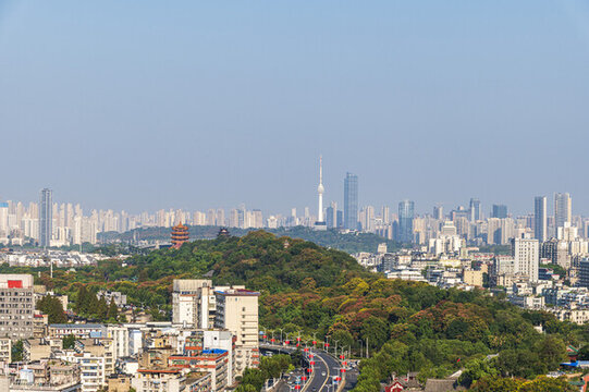 武漢黃鶴樓建筑景觀