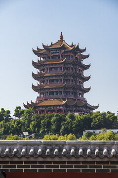 武漢黃鶴樓建筑景觀