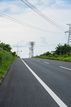 公路山景