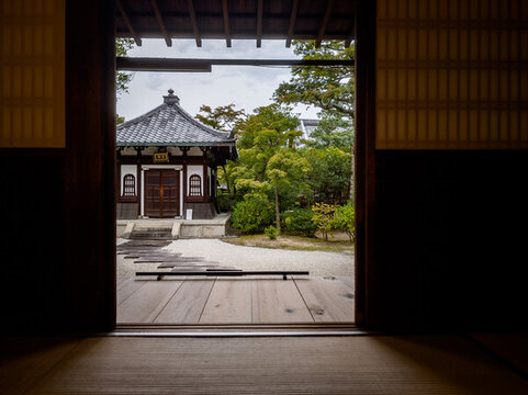 日本京都傳統(tǒng)庭園建仁寺
