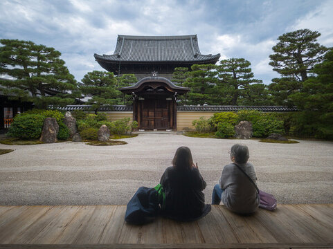 日本京都傳統(tǒng)庭園建仁寺