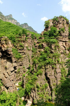 南太行山秀美山峰