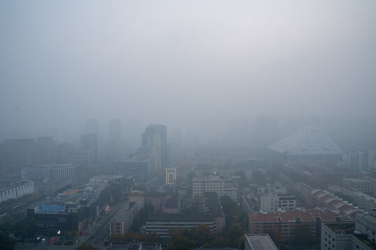濃霧中的北京