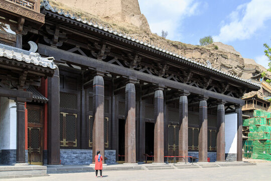 大同云岡石窟阿閦佛洞毗盧佛洞