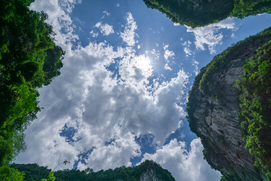 重慶武隆后坪鄉(xiāng)天坑群景觀