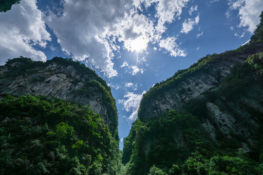 重慶武隆后坪鄉(xiāng)天坑群景觀