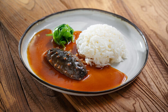 遼參扣香苗飯