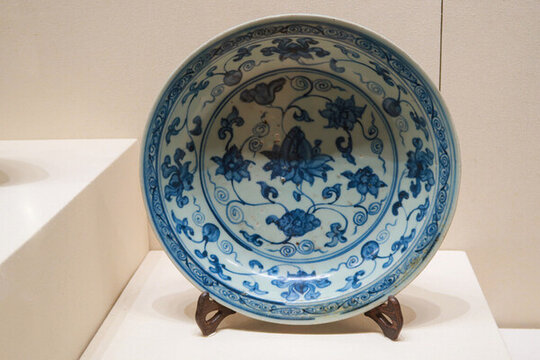 博物館青花瓷器展覽