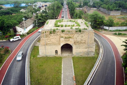 蒲州古城遺跡黃河一號旅游公路永濟(jì)段