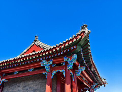 沈陽故宮古建筑房檐