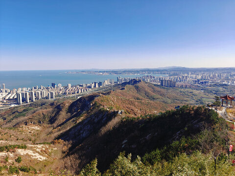 俯瞰威海全景