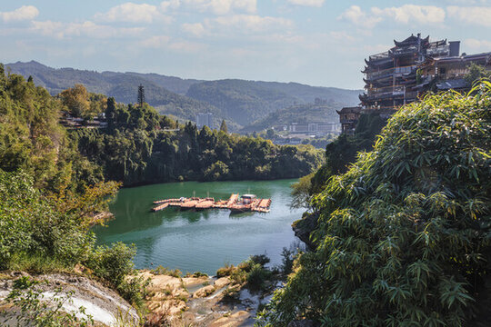 芙蓉鎮(zhèn)風(fēng)光
