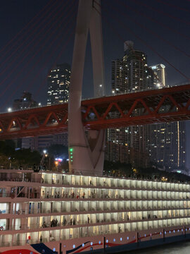 重慶長江大橋夜景