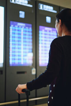 出發(fā)登機前旅行者預期導航