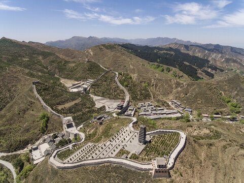 忻州市代縣雁門(mén)關(guān)全景