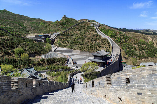 山西省忻州市代縣雁門(mén)關(guān)全景