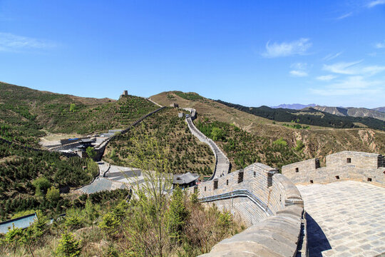 山西省忻州市代縣雁門(mén)關(guān)全景