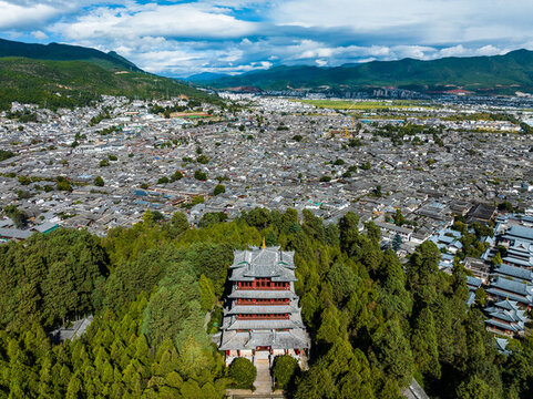 麗江古城萬古樓