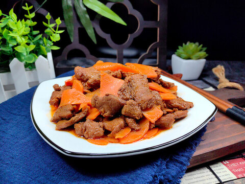 胡蘿卜黑椒肉柳