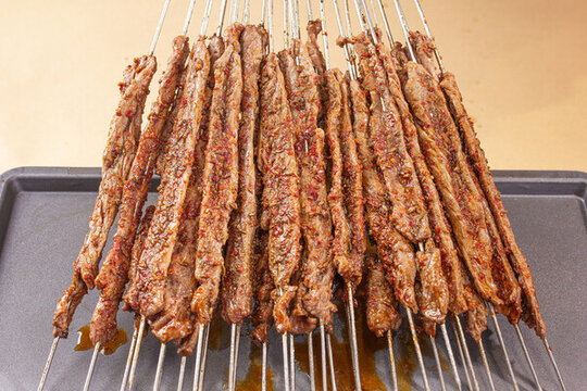 烤牛肉串