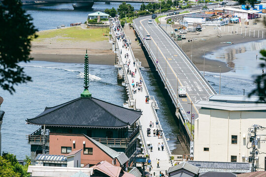 江之島海濱橋