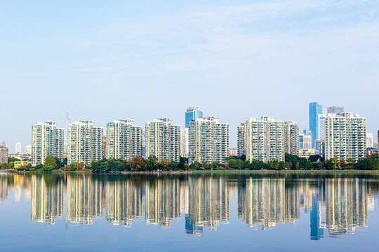 莫愁湖南京城市風(fēng)光
