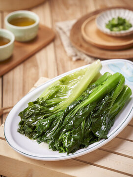 白灼新鮮鴛鴦菜