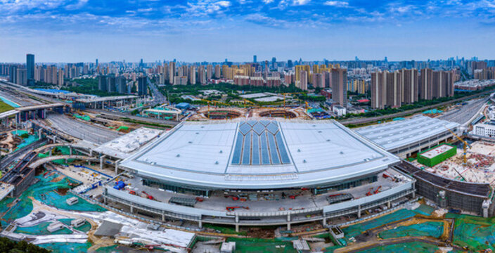 建設(shè)中的合肥西站