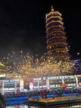 太湖古鎮(zhèn)夜景