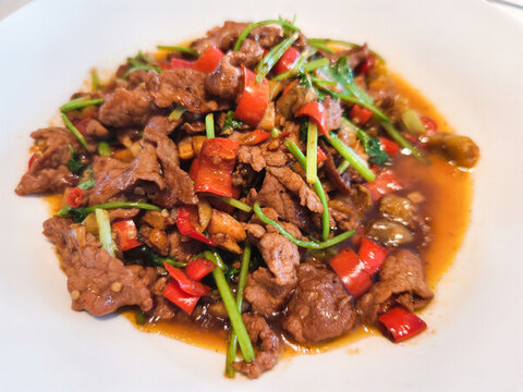 爆炒黃牛肉