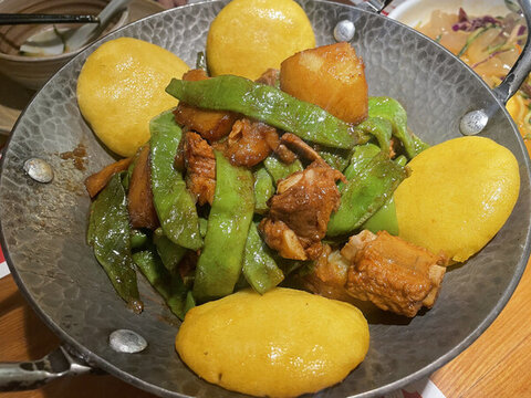 排骨豆角一鍋出