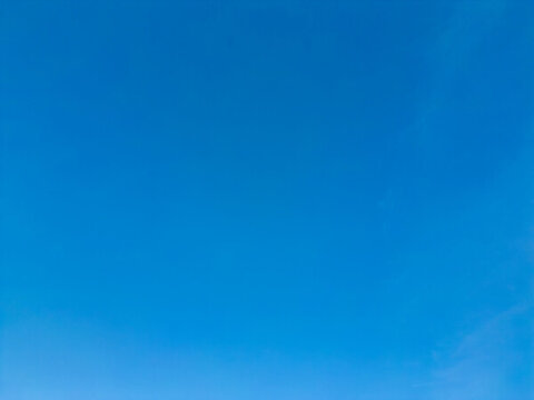 航拍高空中的天空色彩