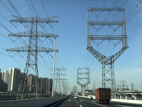中山小欖公路兩傍電網(wǎng)