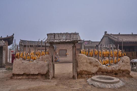 舊時(shí)農(nóng)家小院