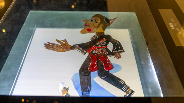 四川成都博物館里的影舞萬象中國皮影展綜合