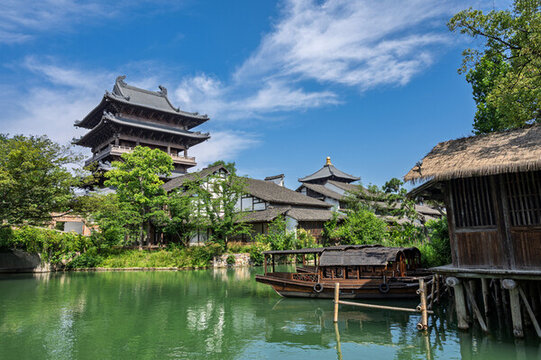 嘉興濮院古鎮(zhèn)水鄉(xiāng)建筑