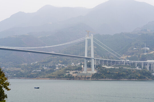 重慶奉節(jié)白帝城長江大橋