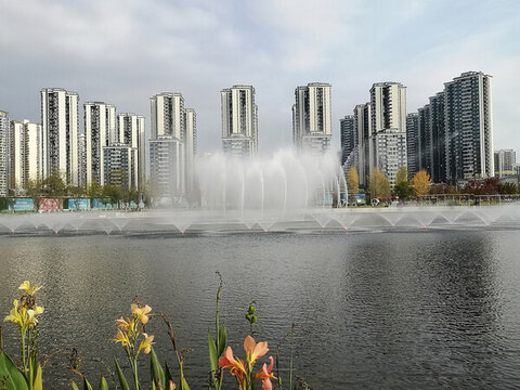 公園噴泉