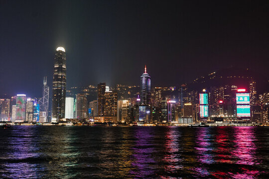 香港維港夜景