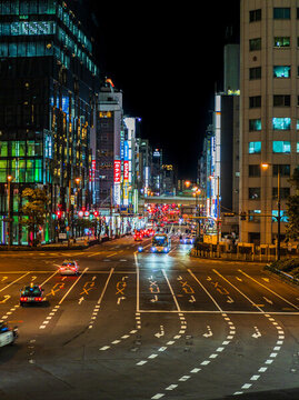 大阪城市風(fēng)貌建筑與街景