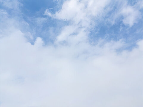 無人機高空航拍的天空