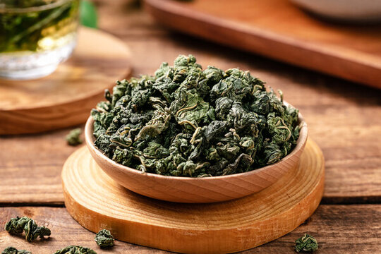 茶中藥材霜降秋后桑葉茶高清主圖