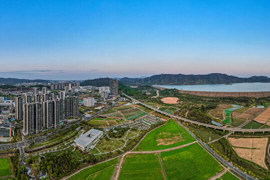 華南廣東省深圳市光明區(qū)歡樂田園風(fēng)光