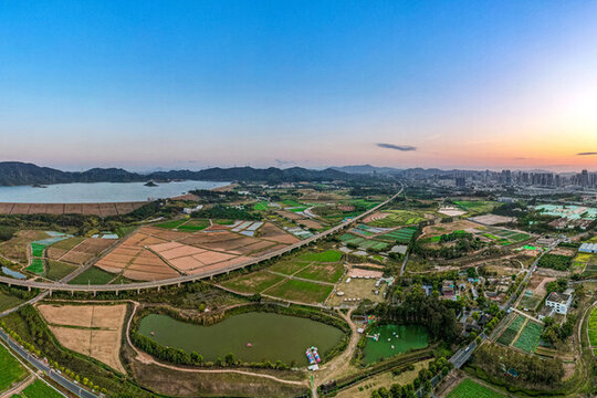 華南廣東省深圳市光明區(qū)歡樂田園風光