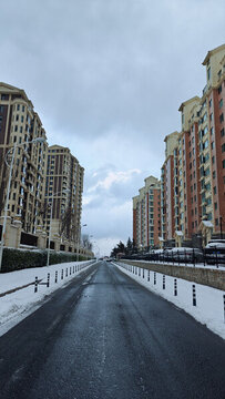 雪后的馬路