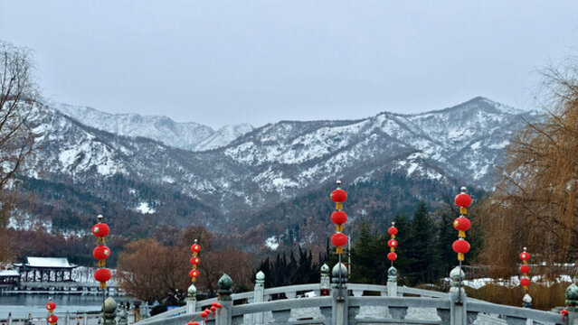 雪后的景區(qū)