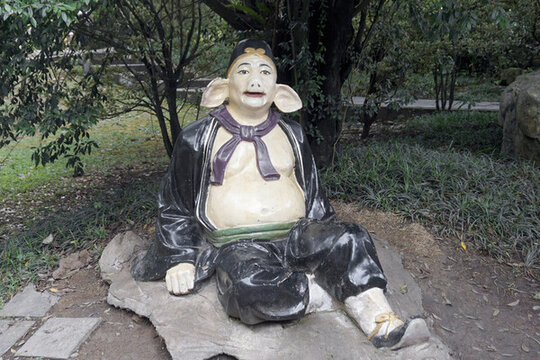 西游記故事豬八戒雕塑